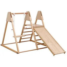 Home Deluxe Klettergerüst Indoor IDA Holz
