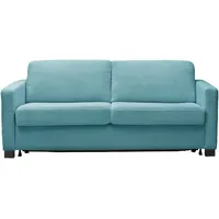 Home affaire Schlafsofa Vionelle, 2,5-Sitzer mit Kaltschaummatratze nach Wahl, Breite 186 cm, 2 Teile, Dauerschläfer mit wahlweise Standard- oder Premium-Matratze blau