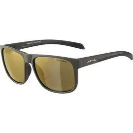 Alpina NACAN III Q-LITE - Verspiegelte, Kontrastverstärkende & Beschlagfreie Sonnenbrille Mit 100% UV-Schutz Für Erwachsene, anthracite matt, One Size