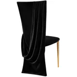 Stuhlhussen Aus Polyester Für Geburtstage – Schwarz