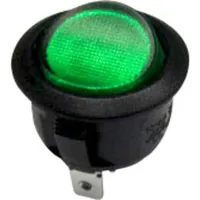 TRU Components 1587635 Wippschalter TC-R13-208B-02 GN 250 V/AC 10