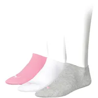 Puma Sneakersocken 3er Pack Pink 35-38