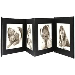 Deknudt Leporello schw.  8x13x18 Kunstleder 8 Bilder   A66DC2 8PH