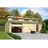 Lasita Maja Lasita Garage Hawaii Set mit Schwingtoren 780 cm x 520 cm Natur/Unbehandelt