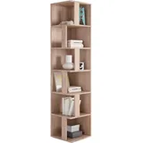 bega office Eckregal 37,5 x 37,5 x 186 cm Braun