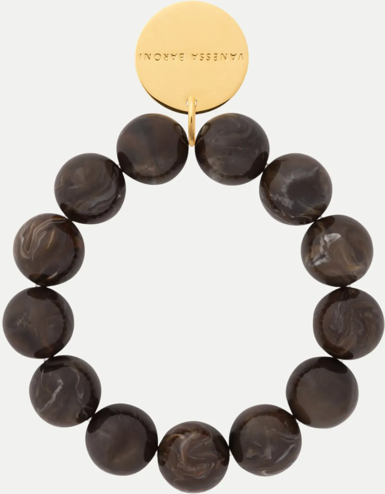 Beads Flex Bracelet Braun