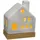 Trendline Lichthaus Keramik 11 x 6 x 14 cm weiß Figur