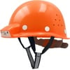 Mustbau MBU-ZC111-ORA Bauhelm,Schutzhelm,Arbeitshelm,Bauarbeiterhelm, USB-Ladegerät-Licht, 53-62cm Einstellbar