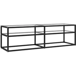 vidaXL TV-Schrank Transparent 140x40x40,5 cm Hartglas