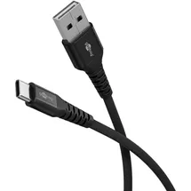 goobay USB-C auf USB-A 0,5 m Schwarz