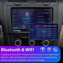 junsun Android Autoradio 4+64GB für VW Golf 7/Passat/Tiguan/Jetta/Polo/Beetle