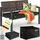 tillvex Gartenbank 2-3 Sitzer 300 x 0 x 0 cm Schwarz