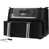 Ninja Foodi MAX Dual Zone AF451EU 9,5 l schwarz mit digitalem Bratenthermometer