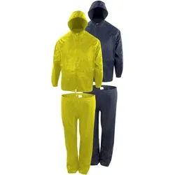 Regenset, Jacke und Hose, gelb, Größe S - gelb - S