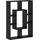 vidaXL Bücherregal 63 x 20 x 90 cm Schwarz