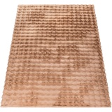 Paco Home Hochflor-Teppich »Arnheim 741«, rechteckig, beige