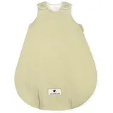 Julius Zöllner Zöllner Babyschlafsack Musselin 2,5 TOG Gr. 50/56 | 100% Baumwollmusselin | Oeko-TEX Standard 100 | Lime