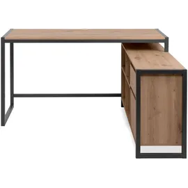 CaliCosy Eckschreibtisch Artisan Eiche / Anthrazit