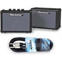 Blackstar Fly 3 Bass Stereo Pack Mini-Verstärker-Set mit Klinkenkabel, Instrumentenverstärker