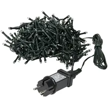 ECD Germany Lichtervorhang LED 6 m Warmweiß