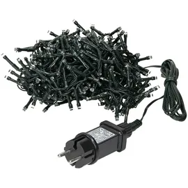 ECD Germany Lichtervorhang LED 6 m Warmweiß