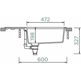 Schock Tia D-100LS Einbau reversibel puro (TIAD100LSAPUR)