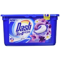 Dash PODS 3in1 Waschmittel Waschmaschine in Lavendel und Kamille Einzeldosen,117 Wäschen, 3 x 39 Kapseln