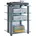 Hifi Möbel Rack Schrank Regal Alusäulen ESG-Glasböden Maße H 70 B 59 T 48 cm Mediaregal