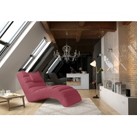 99rooms Relaxliege Hollywood, Relaxliege, Liegesessel, Kissen rosa