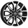 Dezent KC 6,5 x 16 6 x 120 ET50 Schwarz Poliert