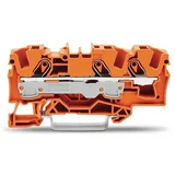 WAGO 2006-1302 Durchgangsklemme 7.50mm Zugfeder Orange