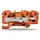 WAGO 2006-1302 Durchgangsklemme 7.50mm Zugfeder Orange