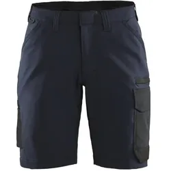 Damen Stretch Service-Shorts "7123" - C40 - Dunkelmarine/Schwarz