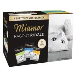 Miamor Ragout Royale in Jelly Multipack 12x100g Kaninchen, Huhn, Thunfisch