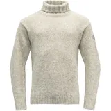 Devold Nansen Wool High Neck - Merinopullover Grey Melange XS
