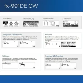Casio FX-991DE CW Schwarz