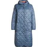 salzhaut Steppmantel HUSNA in Petrol | Türkis - XL
