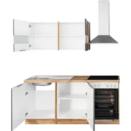 kochstation Küchenzeile KS-Luhe 180 cm grau