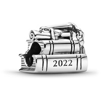 Pandora Moments Schulabschluss 2022 Charm-Anhänger aus Sterling-Silber, kompatibel mit Armbändern aus der Moments Kollektion