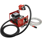 Elektrische Dieselpumpe Selbstansaugend 230V Komplett Set, Automatische Zapfpistole Mit Drehgelenk, 4m Schlauch, Zählwerk, Bequemes Tanken Mit 60l/min Dieselförderung