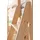 TICAA Hochbett Matthias 140 x 200 cm inkl. Rollrost Kiefer massiv natur