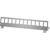 Logilink MP0076 - Hutschienenhalter für 12 Keystone Module, Edelstahl