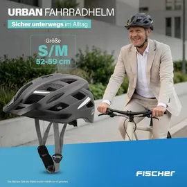 Fischer Urban Levin 52-59 cm grau/schwarz
