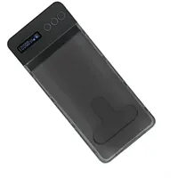 Handy-Sperrbox mit Timer, 215x95x24mm, bis zu 99h 59min Einstellzeit, 5 Notöffnungen, Kompakte Handy-Prison für & Produktivität im Büro oder Zuhause, Weiß(Black)