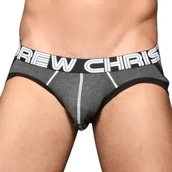 Andrew Christian Show-It Retro Pop Comfort Jock Grau Baumwolle Large Herren
