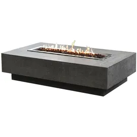 ELEMENTI Gasfeuerstelle "Hampton" in Beton-Optik