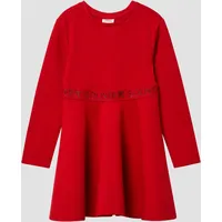s.Oliver Kurzes Interlock-Kleid mit Logo-Glitzer-Tape - 122