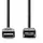 Nedis USB-A auf USB-A 2,00 m Schwarz