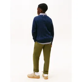 Tommy Hilfiger regular fit Pullover aus reiner Baumwolle, Marine, 122