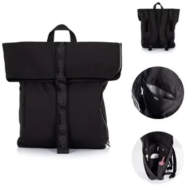 Chipolino Wickeltasche Kinderwagen-Rucksack Schwarz